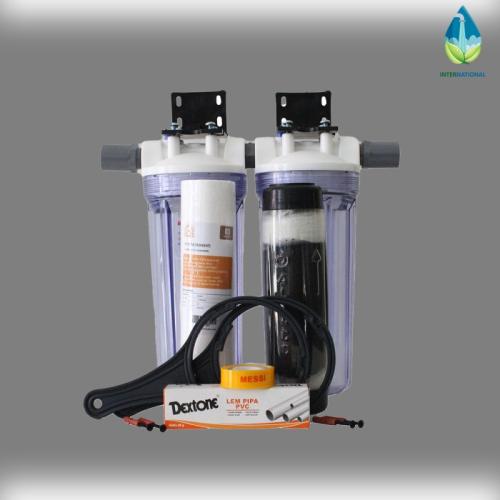 Paket Filter Air 10" Premium 2 Tahap SI / Filter A...